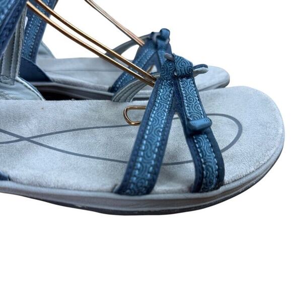 Eddie Bauer Womens Blue Hiking Sporty Summer Sandals Ankle Strap Shoes sz 11 - Picture 13 of 16